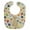 Yellow, variant on Pawprints Black Labrador Baby Bib