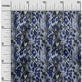 thumbnail image 1 of oneOone Viscose Chiffon Sky Blue Fabric Leopard & Snake Animal Skin Craft Projects Decor Fabric Printed By The Yard 42 Inch Wide, 1 of 4