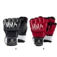 thumbnail image 4 of Guardurnaity Guantes de entrenamiento de boxeo de PU ergonómicos para un rendimiento óptimo guantes de boxeo de medio dedo ajustables guantes y mitones Adolescente -4oz Negro, 4 of 6