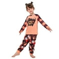 thumbnail image 2 of Yuanyu Matching Family Pajamas Sets Holiday Halloween Bat Pumpkin 2-Piece PJS Family Loungewear, 2 of 10