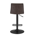 thumbnail image 5 of NPD Furniture Jayden 31.5" PU Leather Bar Stool in Coffee/Brown (Set of 2), 5 of 6