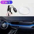 thumbnail image 2 of Hxlamzoo USB-Powered Car LED Atmosphere Neon Strip Lights with Music Sync & Hidden Installation – Safe, Radiation-Free for Interior Decor, 2 of 8