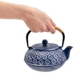 thumbnail image 4 of Tetera Japonesa de Hierro Fundido Juvale 950ml Azul con Infusor, 4 of 9