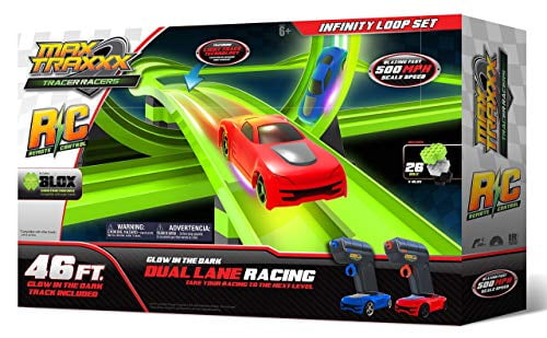 Tracer Racers Speedway Dual Track Corner Add On Module for R/C High Speed Remote Control Racing Sets