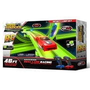 Max Traxxx R/C Award Winning Tracer Racers High Speed Remote Control Infinity Loop Track Set with Two Cars for Dual Racing