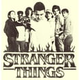thumbnail image 2 of Netflix Men's Stranger Things Group Shot and Flaming Logo Graphic T-Shirt, 2 of 4