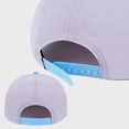 thumbnail image 5 of TOPTIE 5-Panel Rope Snapback Baseball Cap, Adjustable Flat Brim Hat, Quick Dry Soft Top Cap for Men Women Outdoor - Light Purple/Light Blue, 5 of 7