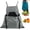 Gray, variant on Gardening Apron with Pockets for Women & Men | Garden Harvest Apron | Water-Proof | Large Capacity | Gardening Gifts
