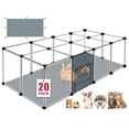 thumbnail image 1 of Corral para mascotas VISCOO 122x61x41 cm transparente e impermeable, 1 of 7