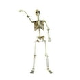 thumbnail image 3 of Estatua de esqueleto de Halloween con cuerpo completo y articulaciones móviles. Escultura de cráneo. Adorno PP 40 centímetros, 3 of 9