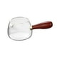 thumbnail image 3 of Tetera de vidrio con mango de madera, ideal como regalo para los amantes del té. Tetera para café expreso. Estilo B, 3 of 9
