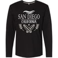 thumbnail image 3 of Inktastic San Diego California Cute Surfing Long Sleeve T-Shirt, 3 of 5