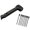 Black, variant on Multifunction Camping Hammer Tent Peg Stake Nails Puller Remover Outdoor Backpacking Hammer Camping Mallets Peg Puller