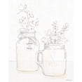 thumbnail image 2 of Grove, Beth 12x14 White Modern Wood Framed Museum Art Print Titled - Peaceful Petals II Neutral, 2 of 4