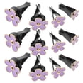 thumbnail image 3 of WEUVEB 12Pcs Purple Alloy Car Air Freshener Vent Clips Daisy Flower Design for Fresh Interiors, 3 of 7