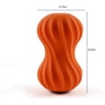 thumbnail image 2 of Vibrating Peanut Massage Ball - Rechargeable Muscle Roller for Trigger Point Therapy, Deep Tissue Massage, Myofascial Release and Sports Recovery-Orange, 2 of 2