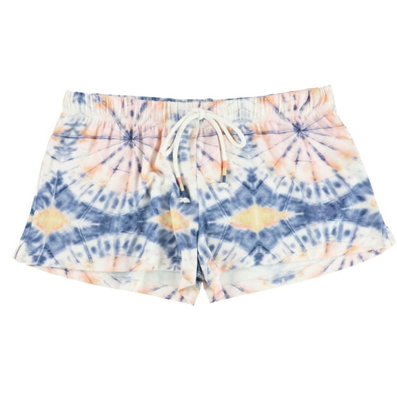 P.J. Salvage Womens Tye-Dyed Pajama Shorts, Multicoloured, Medium