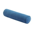 thumbnail image 4 of Almohada redonda Almohada cilíndrica Almohadas huecas de algodón, suaves, cómodas, cómodas Almohada acolchada para el cuello para la cama de la vérteb Azul, 4 of 8
