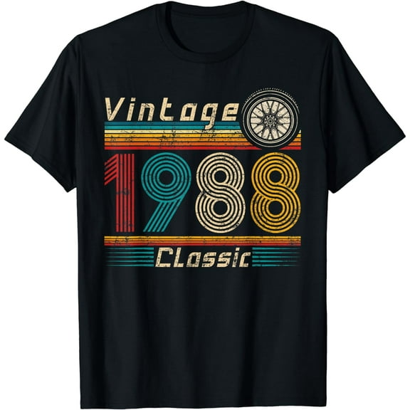 Vintage 1988 36th Birthday Retro Limited Edition Men Women T-Shirt