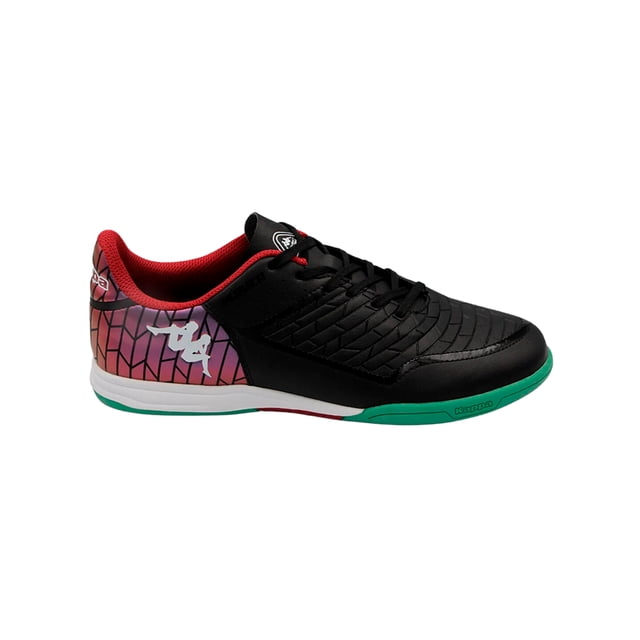 Tenis Futbol Sala Indoor Kappa Kombat Player Base IC Hombre Negro/Verde