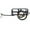 Black 01, variant on Foldable Bike Cargo Trailer with Universal Bike Hitch, Bicycle Wagon Trailer，Black
