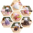 thumbnail image 7 of 50 Pcs Sheer Organza Bags with Drawstring,Bexikou 4x6 inch Mesh Jewelry Package,Jewelry Gift Pouches,Wedding Party Christmas Favor Gift Bags(White), 7 of 7