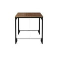thumbnail image 6 of Vintage Industrial Antique Bronze Home Office Wood Desk, 6 of 7