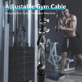 thumbnail image 5 of Home Gym Accessory Fitness Pulley Cable, Adjustable Length Heavy Duty Steel Wire Rope For Muscle Training, Professional Gym Equipment Wear-resistant Pu Coating, Waterproof Corrosion Resistant, 5 of 5