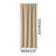 thumbnail image 3 of Uuiauoio Blackout Curtain Panel Solid Color Silk Like Fabric Thermal Insulated Energy Saving Window Drapes for Bedroom Kitchen Style Home Decor, 3 of 4