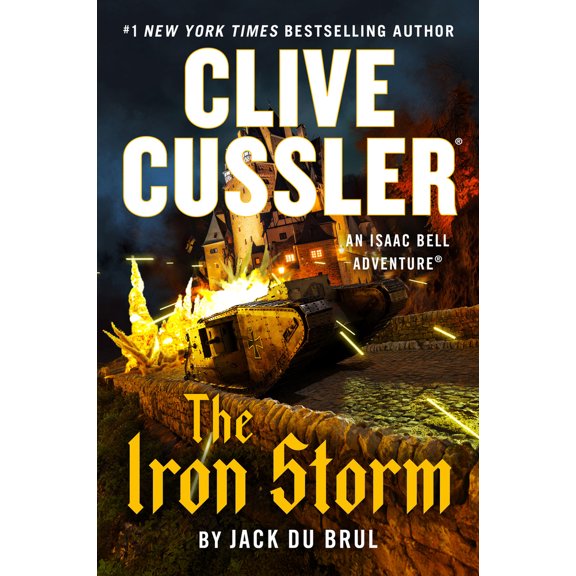 Pre-Owned Clive Cussler The Iron Storm (An Isaac Bell Adventure), 9780593853566, 0593853563, Hardcover,