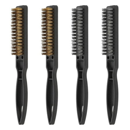 

4pcs Stainless Steel Stripper Brush Copper Wire Brush Set for Cleaning Rust