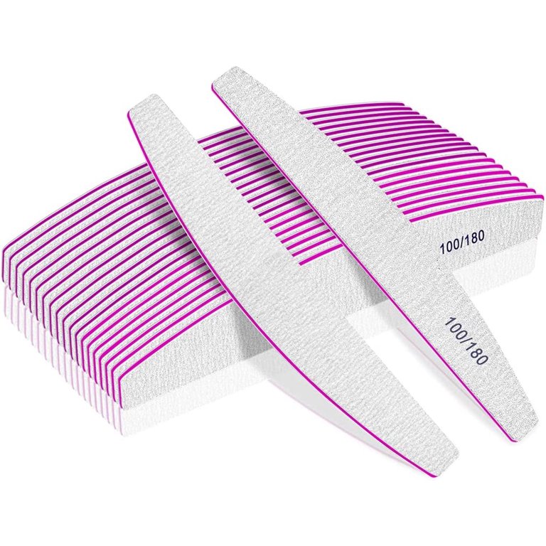 Professional Nail Files, Torubia Double Sided Emery Board for 
