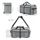 thumbnail image 2 of Maleta Bolsa Para Viajes Deportes Gym Fitness Bag Plegable Gris, 2 of 3