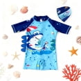 thumbnail image 2 of ibiyuan Toddler Baby Boys Swim Set Swimwear For Toddlers And Kids Adorable And Dinosaur Baby Swimsuit For Boys Swimwear For 1 6 Years,2-3 Years, 2 of 3