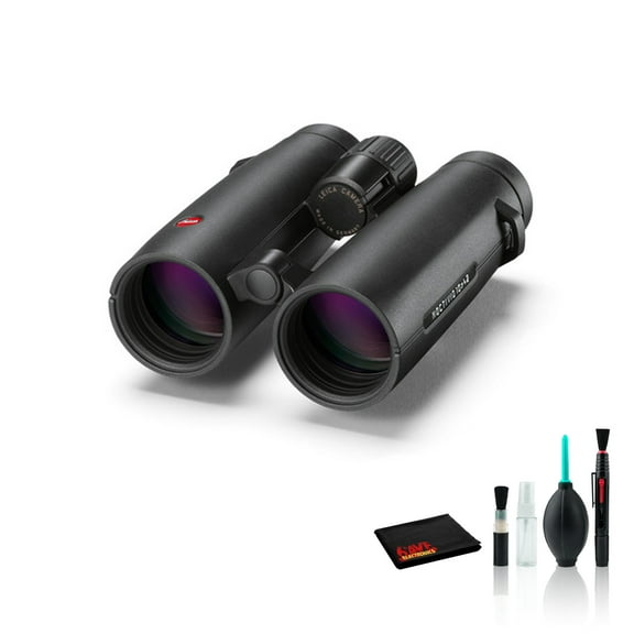 Leica 10x42 Noctivid Binocular (Black) 40385 with Deluxe Cleaning Kit-International Version