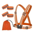 thumbnail image 1 of High Visibility Reflective Vest Bands for Wrist Arm Ankle Leg, Safety Reflective Straps for Night Running, Cycling, 1 of 5