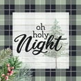 thumbnail image 2 of Allen, Kimberly 12x12 Black Ornate Wood Framed with Double Matting Museum Art Print Titled - Oh Holy Night, 2 of 4