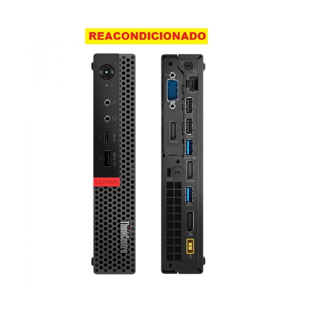 CPU LENOVO THINKCENTRE M910Q TINY- Intel Core i5, 6a generación-8GB RAM-256GB Disco Solido REACONDICIONADO
