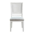 thumbnail image 5 of Sunset Trading Dover Dining Side Chair Upholstered Seat Off White Wood Set of 2, 5 of 5