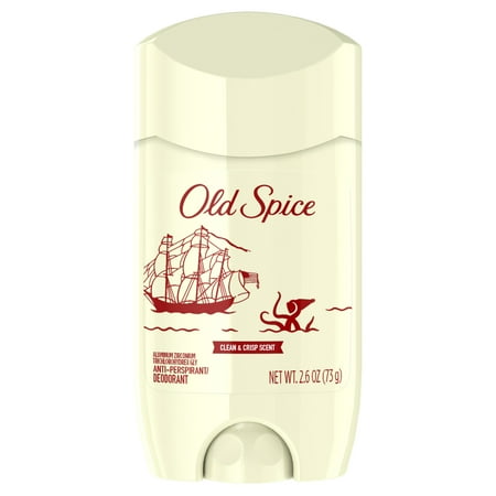 Mens Invisible Set - Old Spice 80th Anniversary Limited Edition Invisible Solid Antiperspirant and Deodorant for Men 2.6 Oz.