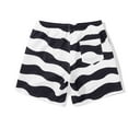thumbnail image 3 of Mens Swim Trunks 5" with Mesh Lining Quick Dry Bathing Suits for Men Black Wave Size XL, 3 of 7