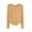 Beige, variant on XUNKUSGA Women's Clothing Crew Neck Long Sleeve Crop Tops for Women Casual Loose Womens T Shirts Fashion Solid Color Womens Fall Fashion 2025 M-3XL