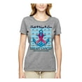 thumbnail image 2 of Wild Bobby Faith Hope Love Breast Cancer Awareness Anchor Breast Cancer Awareness Women Graphic Tee, Heather Grey, XX-Large, 2 of 6