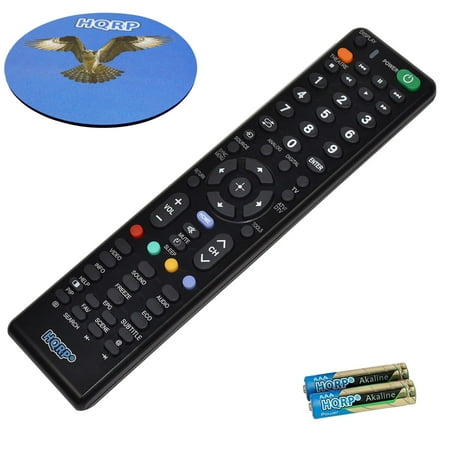 HQRP Remote Control for Sony RM-SD006, RM-SD004, RM-YD005, 1-479-686-21, KDL-32M3000, KDL-32M4000, KDL-32M4000R, KDL-32M4000T LCD LED HD TV Smart 1080p 3D Ultra 4K Bravia + HQRP (Best Universal Remote For Sony Bravia)