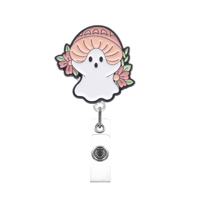 Funny And Cute Badge Reel With Clip Closure For Doctors Teachers Students Workers Etc Cartoon Pattern Badge Workplace Induction Graduation