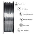 thumbnail image 2 of Filamento para impresora 3D GIANTARM Silk Metallic Silver PLA, 1 kg, 2 of 7