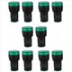 thumbnail image 1 of 10 Piezas AC220V LED Verde Indicador de Encendido Piloto Luz de SeñAl LáMpara 22 mm de DiáMetro, 1 of 5