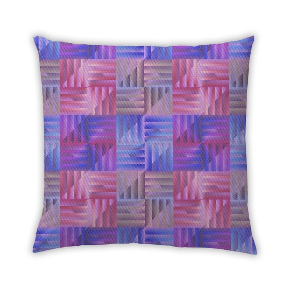 Ahgly Company Outdoor Square Contemporary Throw Pillow, 18 inch by 18 inch