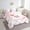 Blush Pink, variant on Erosebridal Pink Animal Unicorn Twin Bedding Sets 7-Piece For Girls Boys,Kids Flying Butterflies Bedding Comforter Set,Microfiber Bedroom Decor