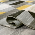 thumbnail image 6 of JONATHAN Y UNIQUE 3 x 5 Area Rug, Kehoe Retro Diamonds Geometric - Yellow/Gray/Cream, UNQ101A-3, 6 of 10